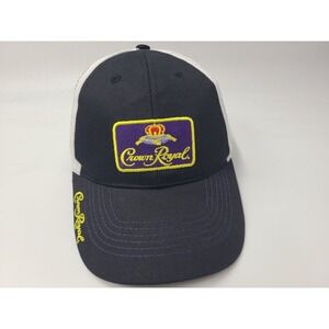 Crown Royal Whiskey Adjustable Hat Cap Casual Baseball Dad Men Women Black White